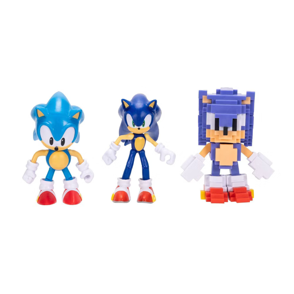 Sonic 35th Anniversary 4″ Action Figure – 3 Pack