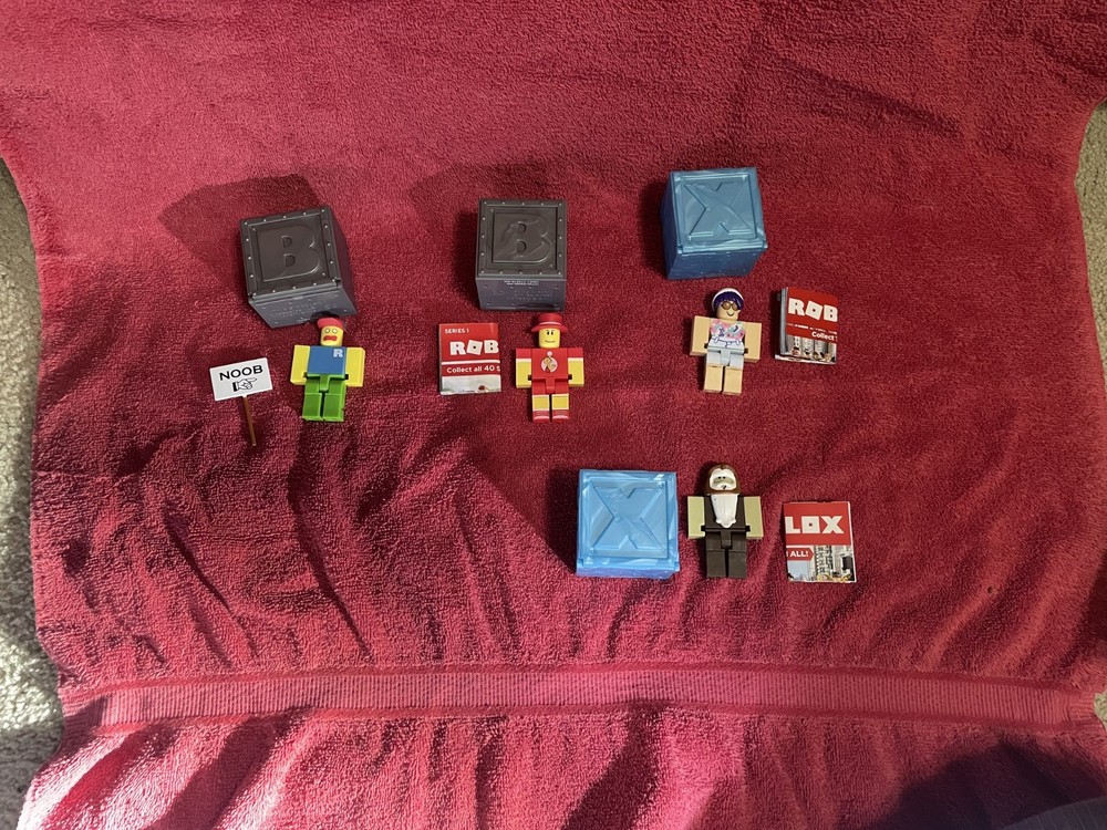 Roblox Figures Series 1 & 3, New, Stored in a tub