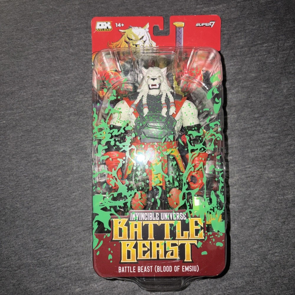 Super 7 DX Deluxe Invincible Universe Battle Beast Blood of Emsiu Action Figure