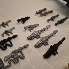 LOT Vintage 1993 Military Muscle Men San Francisco Toymakers Mighty Helicopter