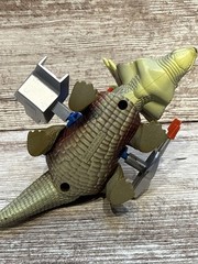 Dino Riders Styracosaurus Action Figure Vintage Tyco 1988 (100% Complete) W/Fig.