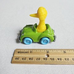 Lot of 3 Playskool 1980s Sesame Street diecast vehicles (wear and tear) H312