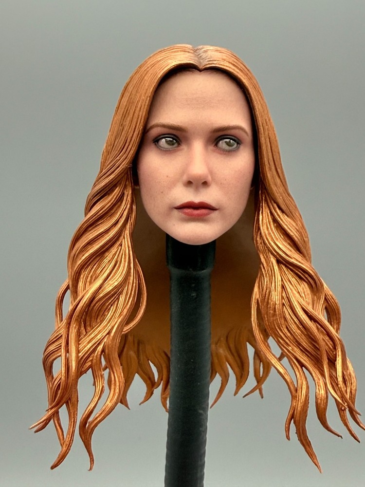 SCARLET WITCH Head Sculpt ONLY 1/6 Hot Toys DX35 Avengers Endgame moving eyeball