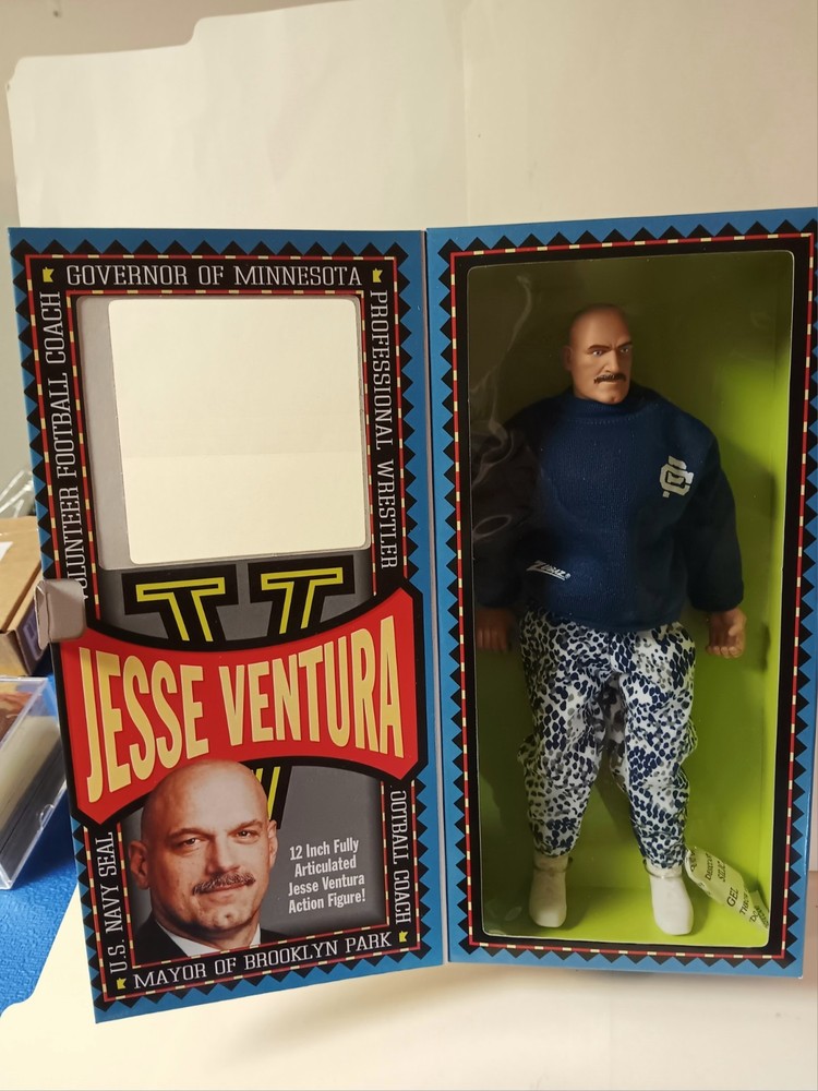 Vintage 1999 Jesse Ventura Man of Action Governor 12″ Action Figure New in Box