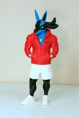 Urban Lucario Hoodie Style Pokemon Parody 9” 3D Printed Figure By 3Dvibbles