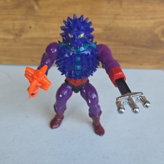 Vintage MOTU Spikor Complete 1984 Mattel He-Man Figure Mace & Mini Comic Lot