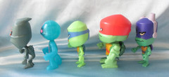Teenage Mutant Ninja Turtles Sonic Wacky Pack Krang Foot Solder 5 Figures Lot
