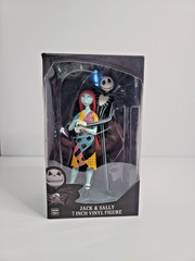 NIGHTMARE BEFORE CHRISTMAS Jack & Sally 7″ Vinyl Figure 30th Anniversary NEW