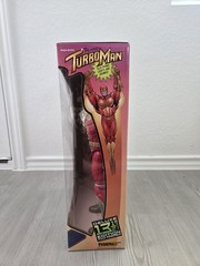Tiger Electronics Talking Turbo Man 13in Action Figure Lights Sounds Rocket