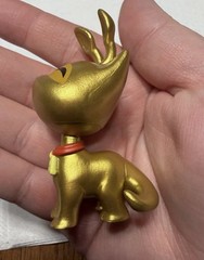 Neopets Phatmojo Gold Aisha Secret Rare Chase Figure w/Unused Virtual Prize Code