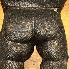 RARE VINTAGE 10″ KING KONG MADE IN CHINA Rubber Action Figure D2