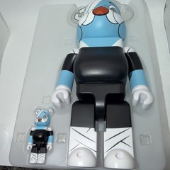 MEDICOM TOY BE@RBRICK Aruta Soup Mordern Art Graffiti 100％ & 400％ Open Box