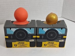 (2)Jeep Branded 2″ Ducks in Paper Jeep 4×4 Box Series 1 New You Pick The Color