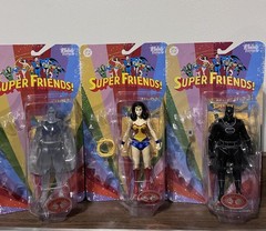NEW McFarlane DC Super Friends RED PLATINUM Superman Batman Wonder Woman Figures