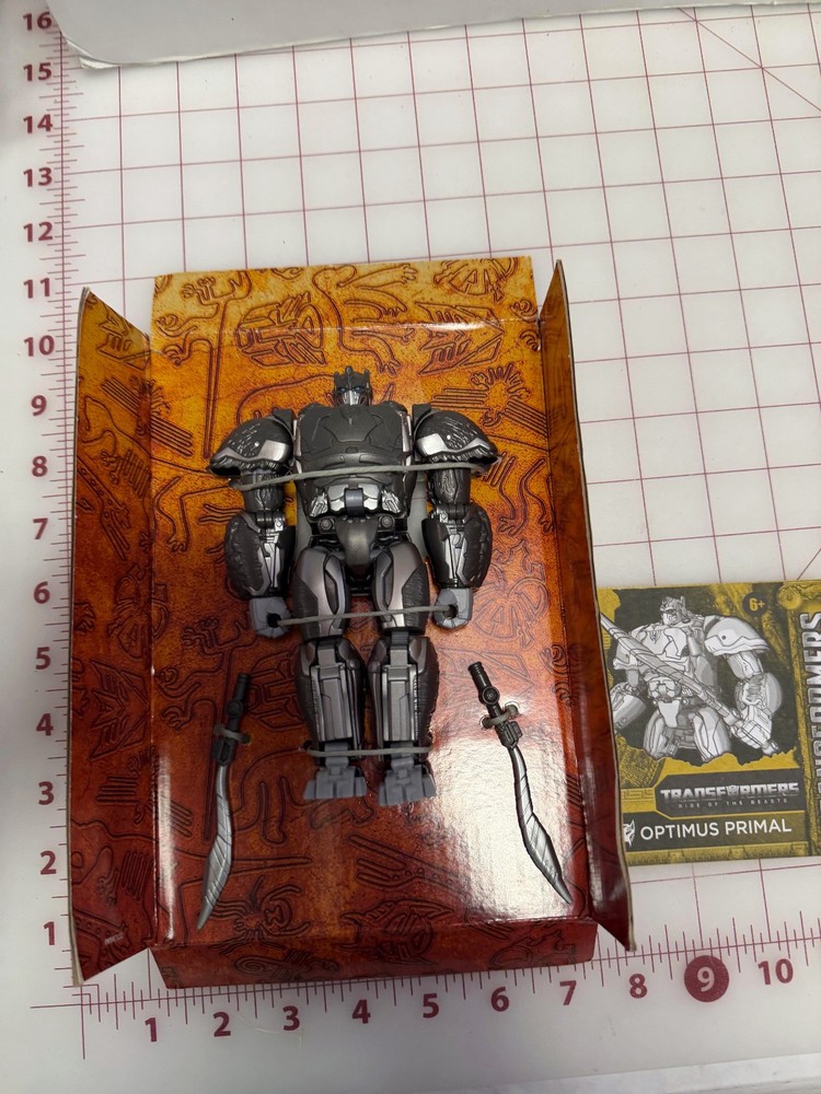 Transformers Rise of the Beasts Optimus Primal 6″ Figure F5496 New on Cardboard