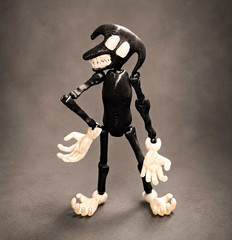 Cartoon Dog Trevor Henderson Articulated Monster 3D printed