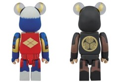 MEDICOM TOY BE@RBRICK Sengoku Busho 100% 2.8 in. Figure 6 bodies set from Japan
