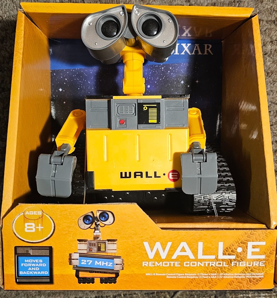 WALL-E WASTE ALLOCATION LOAD LIFTER REMOTE CONTROL ROBOT FIGURE DISNEY-PIXAR MIB
