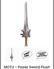New Masters of the Universe Plush Power Sword – Talks When Swung- Ships Now