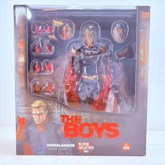Homelander The Boys #269 Blood Splatter Ver. Figure w/Accessory Hands Stand Toys
