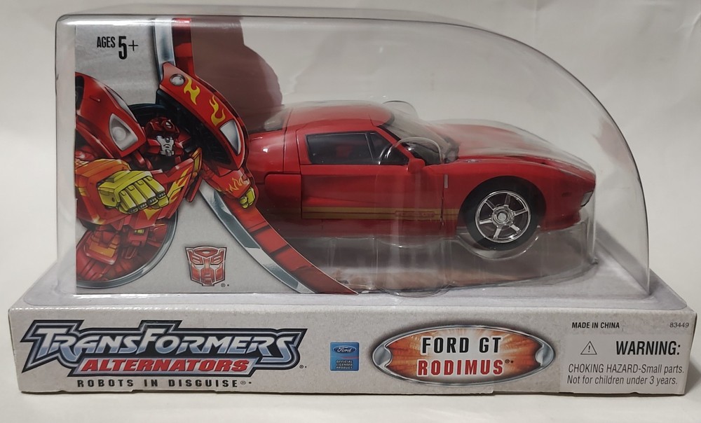 Transformers Alternators Rodimus Prime Ford GT #27 SDCC 2007 New Factory Sealed