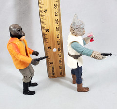 Star Wars Trilogy OTC Cantina Patron Feltipern Trevagg & Ponda Baba w/Weapon Cup