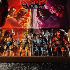 Trap Jaw Roboto Skeletor He-Man Skel-Knight 4pack Amazon Exclusive MOTU Core +C