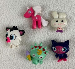 Moshi Monsters Moshlings Figures Lot of 20 Toy Figurines Katsuma Poppet