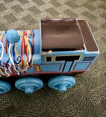 Thomas & Friends Birthday Party Wooden Train Engine Toy 2012