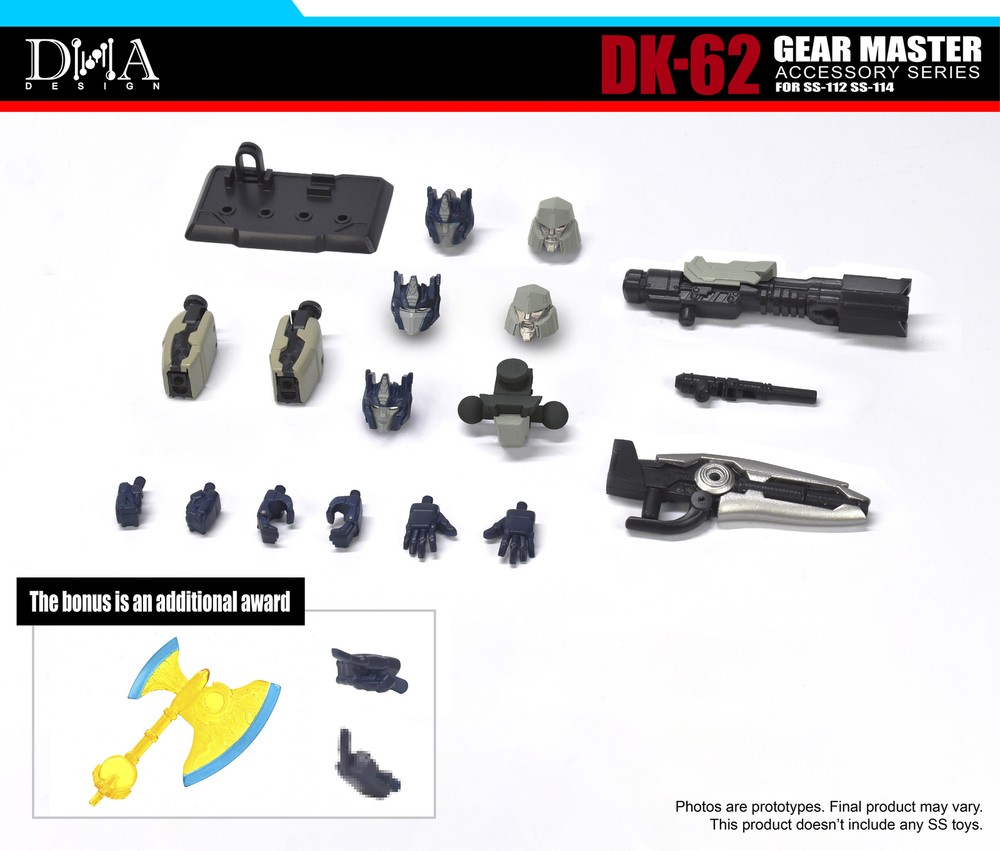 DNA DK-62 Head Upgrade Kit For SS112 OP Prime SS114 Megatank Accessories