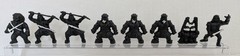 1980s Panosh Ninja Mites — Huge Lot of 72 Action Figures!