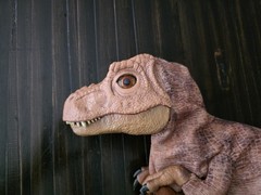 Jurassic Park World Real FX Baby T-Rex Tyrannosaurus Dinosaur Puppet SEE VIDEO