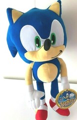 Giant NEW XLarge Sonic the Hedgehog 17″ Blue Plush Toy.Soft NWT