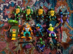 Lot 1988 Teenage Mutant Ninja Turtles TMNT Raphael SOFT HEAD Slash Cheapskate