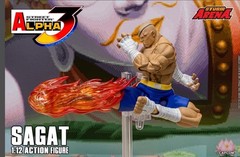 Storm Arena Street Fighter Alpha 3 Sagat 1:12 Action Figure Alt Heads Hands