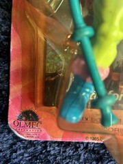 Olmec Rulers of the Sun Pig-Head Pig Action Figure Shield Mace Comic 1985