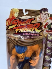 Blanka Yellow Blue STREET FIGHTER Alpha 3 Round One Action Figure Capcom 1999