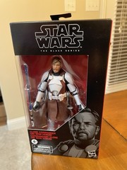 HASBRO STAR WARS BLACK SERIES CLONE COMMANDER OBI-WAN KENOBI (COMMANDANT) – MINT
