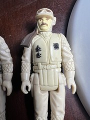VINTAGE KENNER STAR WARS 1980 HOTH REBEL SOLDIER COMMANDER ARMY LOT 6 FIGURES