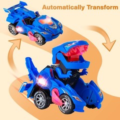 Transforming Dinosaur Toys for Kids, Auto Transformer Car Toy for Toddler Boy…