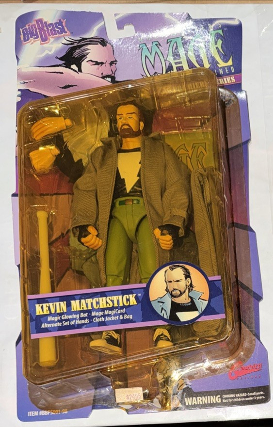 Big Blast – Matt Wagner Mage Kevin Matchstick 8″ Action Figure Premier – 1998