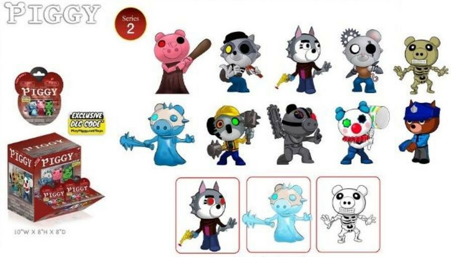 Series 2 Piggy 3-Inch Mini figure Pack [1 RANDOM Figure & DLC Code!]