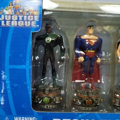 Justice League Resin Figurine Box Set SDCC 2005 Special Edition Box Dent NEW DC