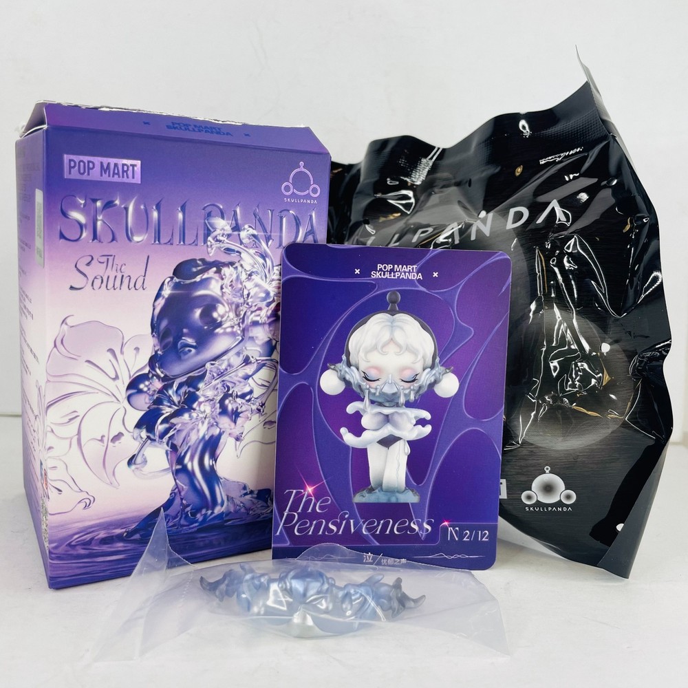 POP MART x Skullpanda The Sound Series Figure Dolls Toy – The Pensiveness