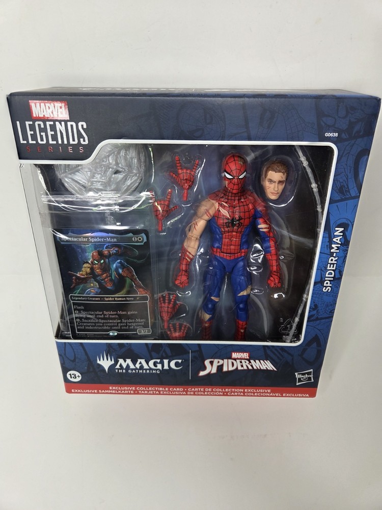 Hasbro Marvel Legends x Magic: The Gathering- Spider-Man Figure- Complete in Box