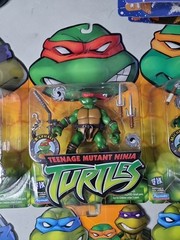 2002 Ninja Turtle Action Figures Complete Set 7 Carded Figures Fox Playmates