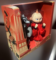 Disney Pixar Incredibles Raccoon & Jack Jack 9” Boxing Puppet With Sounds New