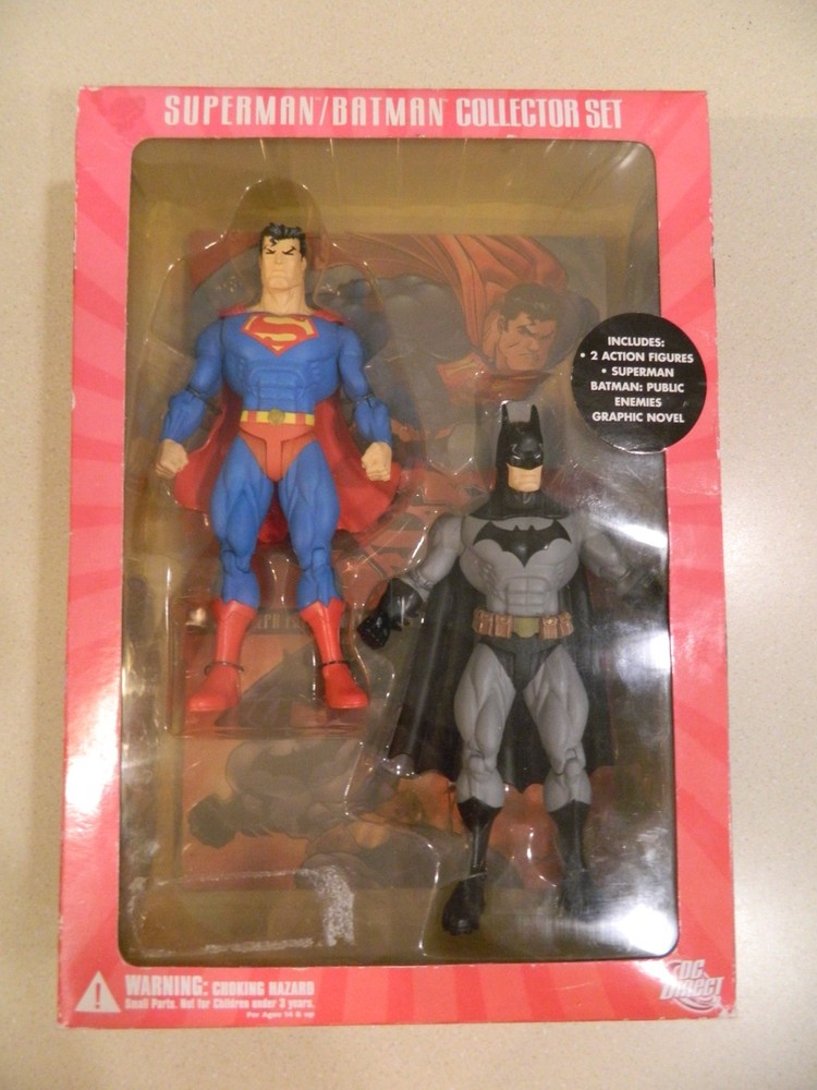 DC Direct Superman/Batman Collectors Set Public Enemies Novel