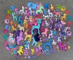 Huge Lot of 50+ Pony & Horse Toy Figures – Mixed Brands, Gi-Go, Zuru, Mlp & More