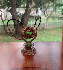 Doctor Strange 1:1 Eye Of Agamotto With Stand Full Metal Led Light New In Stock